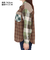 クリフメイヤー（KRIFF MAYER）カジュアルシャツ 長袖 マルチチェックシャツ 2315804L-65:GREEN グリーン×ブラウン