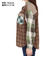 クリフメイヤー（KRIFF MAYER）カジュアルシャツ 長袖 マルチチェックシャツ 2315804L-65:GREEN グリーン×ブラウン