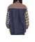クリフメイヤー（KRIFF MAYER）カジュアルシャツ 長袖 マルチチェックシャツ 2315804L-79:NAVY ネイビー×イエロー