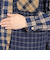 クリフメイヤー（KRIFF MAYER）カジュアルシャツ 長袖 マルチチェックシャツ 2315804L-79:NAVY ネイビー×イエロー
