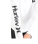 ハーレー（HURLEY）カットソー 長袖 ホワイト 白 SLEEVE LOGO 長袖Tシャツ MLS2312031-WHT