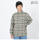 FLANNEL EMB シャツ SL23FWM-APP001KHK