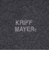 クリフメイヤー（KRIFF MAYER）ライトアウター ジップパーカー カットツイードスタンドジャケット 2325110-19 BLACK ブラック