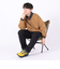 クリフメイヤー（KRIFF MAYER）トレーナー スウェット 裏起毛 マルチカラー ハーフジップ 2327801-20 BEIGE ベージュ 綿100