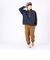 クリフメイヤー（KRIFF MAYER）トレーナー スウェット 裏起毛 マルチカラー ハーフジップ 2327801-79 NAVY ネイビー 綿100
