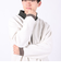 クリフメイヤー（KRIFF MAYER）トレーナー スウェット 裏起毛 マルチカラー ハーフジップ 2327801-8 IVORY アイボリー 綿100