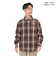 ハーレー（HURLEY）QUILTED フランネルシャツ 23MWV2200003-BRW
