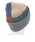 帽子 ニット帽 AT23 PATCHWORK GREY