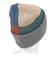 帽子 ニット帽 AT23 PATCHWORK GREY
