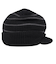 帽子 ニットキャップ バイザー AT23 VISOR BLACK