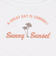 ロキシー（ROXY）半袖Tシャツ キッズ MINI SUNNY SUNSET ラッシュガード TLY232103 WHT