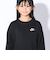 ナイキ（NIKE）トレーナー カットソー 長袖 ブラック 黒 クラブフリース オーバーサイズド 長袖スウェットシャツ FD2923-010