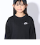 ナイキ（NIKE）トレーナー カットソー 長袖 ブラック 黒 クラブフリース オーバーサイズド 長袖スウェットシャツ FD2923-010