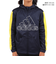 アディダス（adidas）ジャケット フリース 裏起毛 ネイビー ポリエステル ニットジャケット フーディ Q3688-HM9595