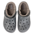 クロックス（crocs）サンダル ジュニア グレー バヤ ラインド クロッグ キッズ Baya Lined Clog チャコールグレー 207500-00Q-…