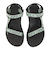 テバ（Teva）サンダル オリジナル ユニバーサル ブラック グリーン 1003987-BNBS ストラップサンダル 面ファスナー 速乾性 軽量
