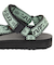 テバ（Teva）サンダル オリジナル ユニバーサル ブラック グリーン 1003987-BNBS ストラップサンダル 面ファスナー 速乾性 軽量