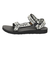 テバ（Teva）サンダル レディース オリジナル ユニバーサル ブラック ホワイト 1003987-BWBLC ストラップサンダル 面ファスナー