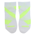デサント（DESCENTE）ランニングソックス 靴下 MoveSox ホワイト イエロー DOAVJB01 WHYL アンクル丈 スポーツ スパイラルサポート