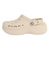 クロックス（crocs）サンダル BayaPlfmLnClog White 208708-11S-2023