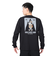 クリフメイヤー（KRIFF MAYER）バックプリント おしゃれ 長袖Tシャツ キャンプラビット ロンT 2337807-19:BLACK ブラック ユニセッ…