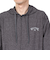 ビラボン（BILLABONG）ラッシュガード 長袖 ジップフーディー SURF FLEX ZIP BE011860 BKH ブラック