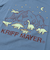 クリフメイヤー（KRIFF MAYER）ジュニア Tシャツ 長袖 UVさらすべ蓄光白亜ロンT 2337844K-70:SAX サックス UVケア