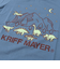 クリフメイヤー（KRIFF MAYER）ジュニア Tシャツ 長袖 UVさらすべ蓄光白亜ロンT 2337844K-70:SAX サックス UVケア