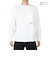 ニューバランス（new balance）長袖Tシャツ メンズ 白 1000 レギュラーフィット AMT25023SST