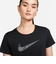 ナイキ（NIKE）半袖シャツ レディース ドライフィット スウッシュ ハイブリッドFB4697-010