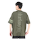 ハーレー（HURLEY）ラッシュガード ファントム オーバーサイズド レオパード ブロック パーティー半袖Tシャツ MUT2411002-OLV