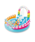 インテックス（INTEX）Candy Fun インフレータブル プレイセンター 滑り台付き キッズプール 57144 家庭用プール