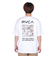 ルーカ（RVCA）tシャツ 半袖 ホワイト THRASHED BOX 半袖Tシャツ BE041224 WHT