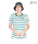 ディーシーシューズ（DC SHOES）TELECO CROPPED ショートスリーブTシャツ 24SULST242303WHG