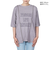 クリフメイヤー（KRIFF MAYER）リメイク風 ピグメント モモンガ 半袖Tシャツ 2347203L-89 PURPLE