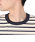 クリフメイヤー（KRIFF MAYER）チルタイムマルチボーダー半袖Tシャツ 2343100-9:NATURAL