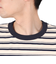 クリフメイヤー（KRIFF MAYER）チルタイムマルチボーダー半袖Tシャツ 2343100-9:NATURAL