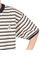 クリフメイヤー（KRIFF MAYER）チルタイムマルチボーダー半袖Tシャツ 2343100-9:NATURAL