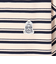 クリフメイヤー（KRIFF MAYER）チルタイムマルチボーダー半袖Tシャツ 2343100-9:NATURAL