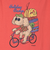クリフメイヤー（KRIFF MAYER）アニマル半袖Tシャツ プードル 2347204-35:RED