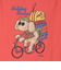 クリフメイヤー（KRIFF MAYER）アニマル半袖Tシャツ プードル 2347204-35:RED