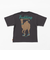 クリフメイヤー（KRIFF MAYER）ジュニア 半袖 Tシャツ ウェットプロテクトアニマルTシャツ ラクダ 2347859K-17:CHARCOAL 冷感