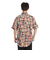 クリフメイヤー（KRIFF MAYER）パッチワークリラックス半袖チェックシャツ 2353100:20:BEIGE