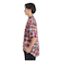 クリフメイヤー（KRIFF MAYER）パッチワークリラックス半袖チェックシャツ 2353100:35:RED