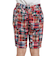 クリフメイヤー（KRIFF MAYER）チェック柄 ショートパンツ パッチワークショーツ 2353101X:35:RED レッド