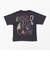 クリフメイヤー（KRIFF MAYER）ジュニア 半袖Tシャツ キャンプラビット バックプリントT 2347851K-17:CHARCOAL チャコールグレー