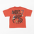 クリフメイヤー（KRIFF MAYER）ジュニア 半袖Tシャツ キャンプラビット バックプリントT 2347851K-35:RED レッド