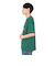 クリフメイヤー（KRIFF MAYER）アフロくん 半袖ポケTシャツ サボテン 2357801:65:GREEN