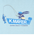 クリフメイヤー（KRIFF MAYER）ウェットプロテクト 半袖Tシャツ 釣り 2357806:70:SAX