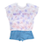 水着 ジュニア 女の子 ロンパース Tシャツ付 2点セット 363351-23PNK